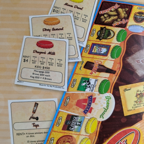 Factory Sealed Brew•opoly Board Game - Picture 5 of 8